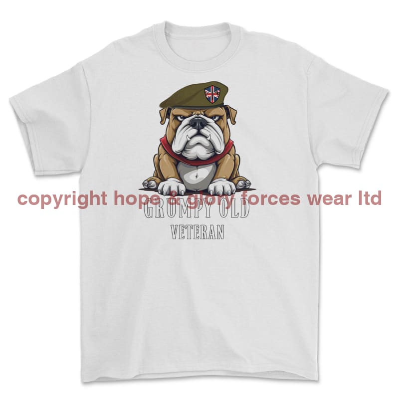 Grumpy Old British Army Veteran Printed T-Shirt