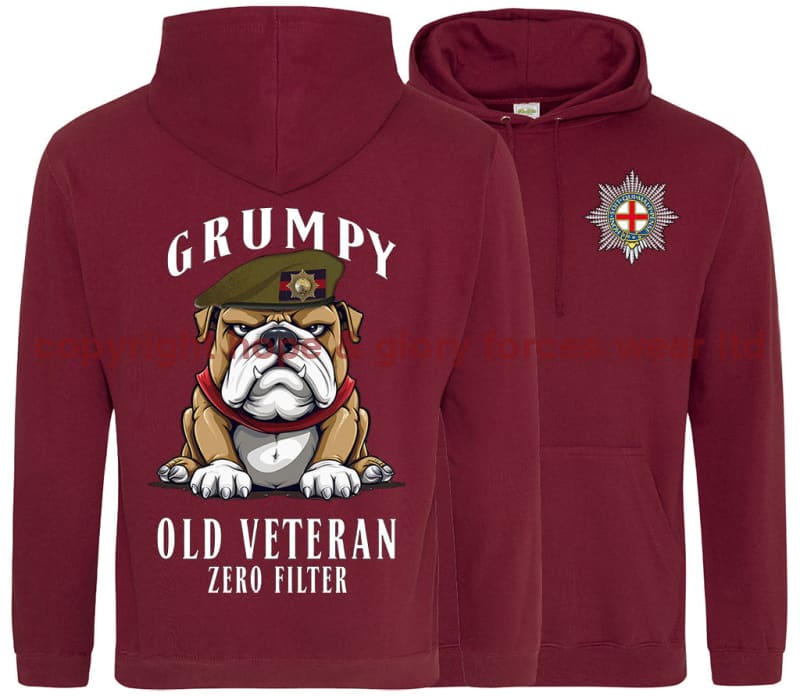 Grumpy Old Coldstream Guards Veteran Double Side Printed Hoodie