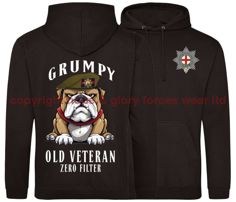 Grumpy Old Coldstream Guards Veteran Double Side Printed Hoodie