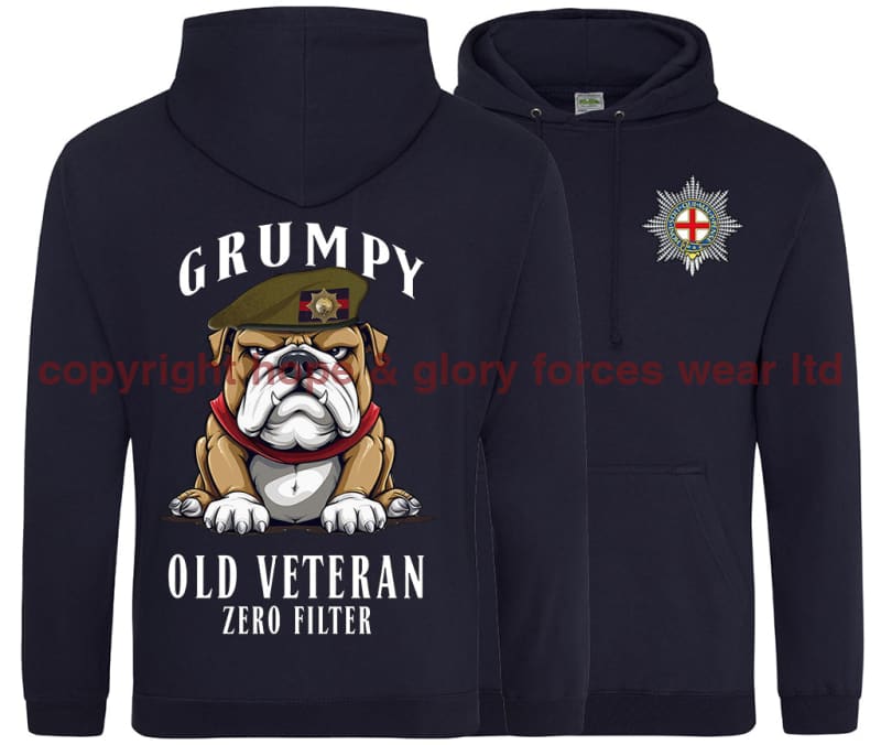 Grumpy Old Coldstream Guards Veteran Double Side Printed Hoodie