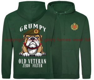 Grumpy Old Duke of Lancaster's Regiment Veteran Double Side Printed Hoodie