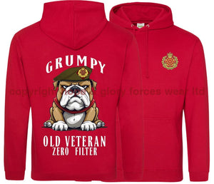 Grumpy Old Duke of Lancaster's Regiment Veteran Double Side Printed Hoodie