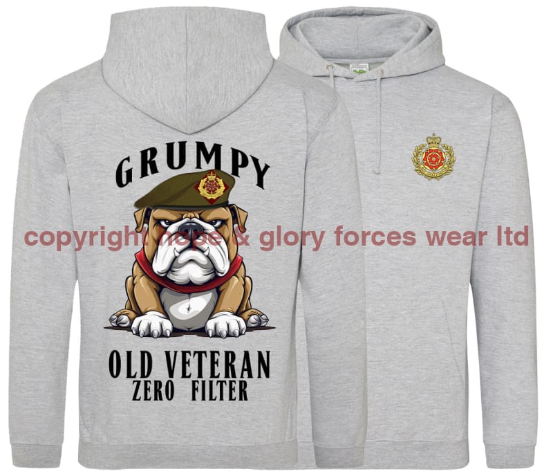 Grumpy Old Duke of Lancaster's Regiment Veteran Double Side Printed Hoodie