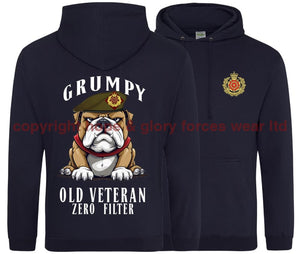 Grumpy Old Duke of Lancaster's Regiment Veteran Double Side Printed Hoodie