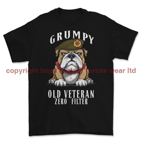 Grumpy Old Duke of Lancaster's Regiment Veteran Printed T-Shirt