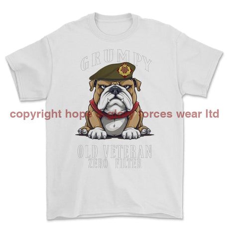 Grumpy Old Duke of Lancaster's Regiment Veteran Printed T-Shirt