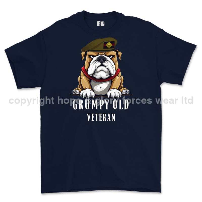 Grumpy Old Irish Guards Veteran Printed T-Shirt