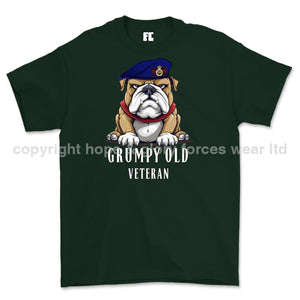 Grumpy Old Life Guards Veteran Printed T-Shirt Small 34/36’’ / Commando Green