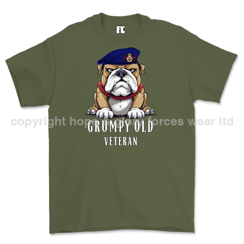 Grumpy Old Life Guards Veteran Printed T-Shirt Small 34/36’’ / Military Green