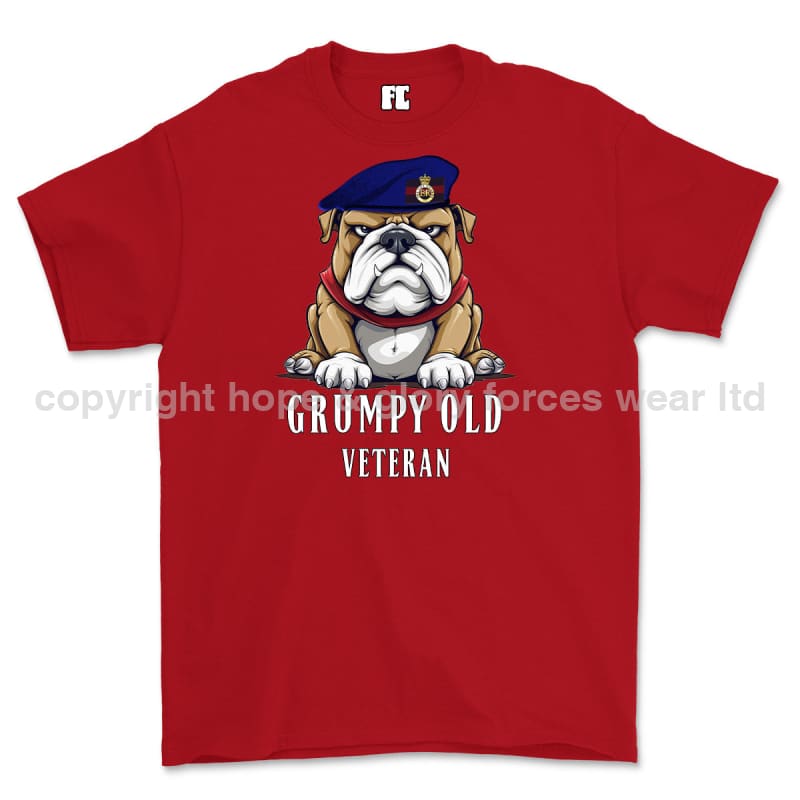 Grumpy Old Life Guards Veteran Printed T-Shirt Small 34/36’’ / Red