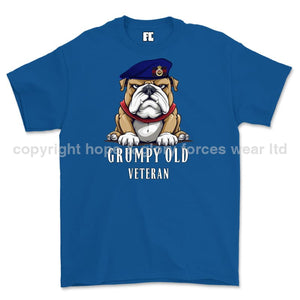 Grumpy Old Life Guards Veteran Printed T-Shirt Small 34/36’’ / Royal Blue