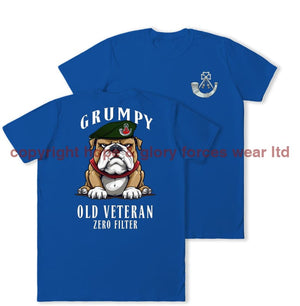 Grumpy Old Light Infantry Veteran Double Print T-Shirt