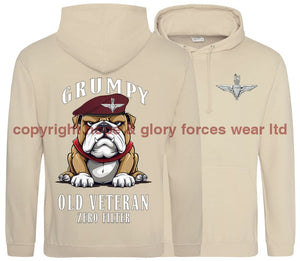 Grumpy Old PARA Veteran Double Side Printed Hoodie