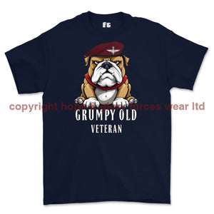 Grumpy Old PARA Veteran Printed T-Shirt