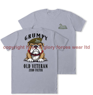 Grumpy Old POW Own Regiment of Yorkshire Veteran Double Print T-Shirt