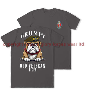 Grumpy Old PWRR Veteran Tiger Double Print T-Shirt