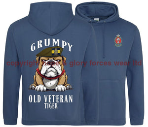 Grumpy Old PWRR Veteran Tiger Double Side Printed Hoodie