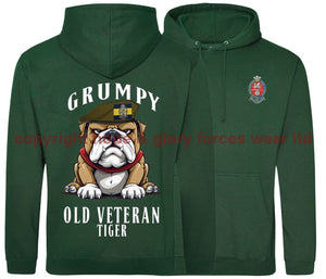 Grumpy Old PWRR Veteran Tiger Double Side Printed Hoodie