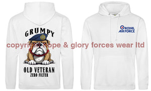 Grumpy Old RAF Veteran Double Side Printed Hoodie