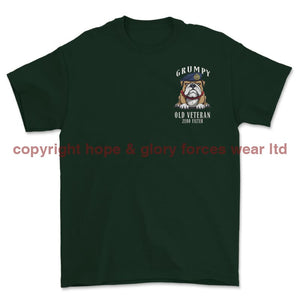 Grumpy Old RAF Veteran Left Chest Printed T-Shirt