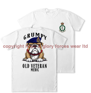 Grumpy Old RAMC Medic Veteran Double Print T-Shirt