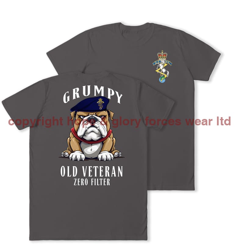 Grumpy Old REME Veteran Double Print T-Shirt