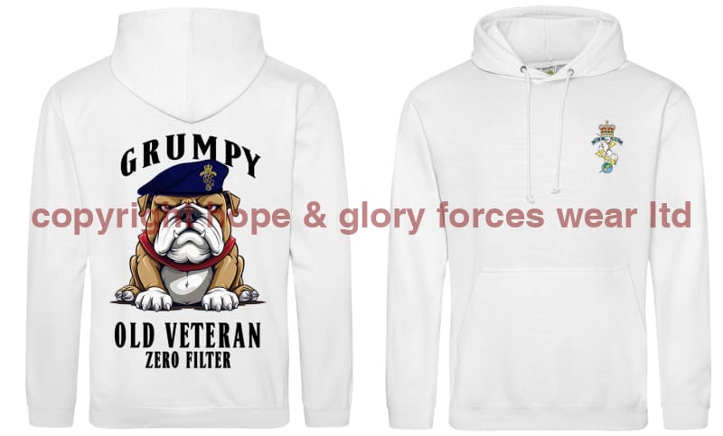 Grumpy Old REME Veteran Double Side Printed Hoodie