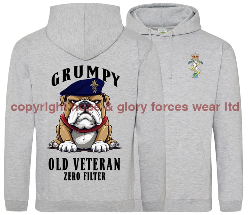 Grumpy Old REME Veteran Double Side Printed Hoodie