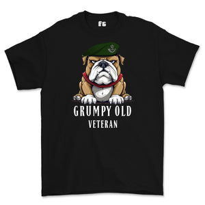 Grumpy Old Rifles Regiment Veteran Printed T-Shirt