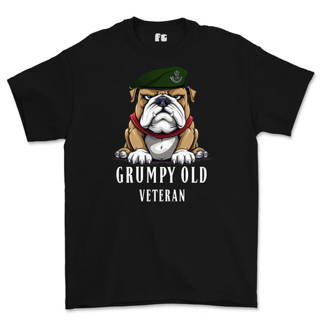 Grumpy Old Rifles Regiment Veteran Printed T-Shirt