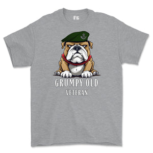 Grumpy Old Rifles Regiment Veteran Printed T-Shirt