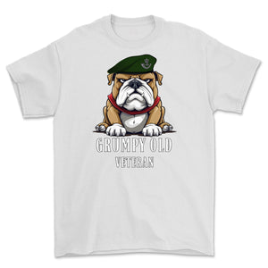 Grumpy Old Rifles Regiment Veteran Printed T-Shirt