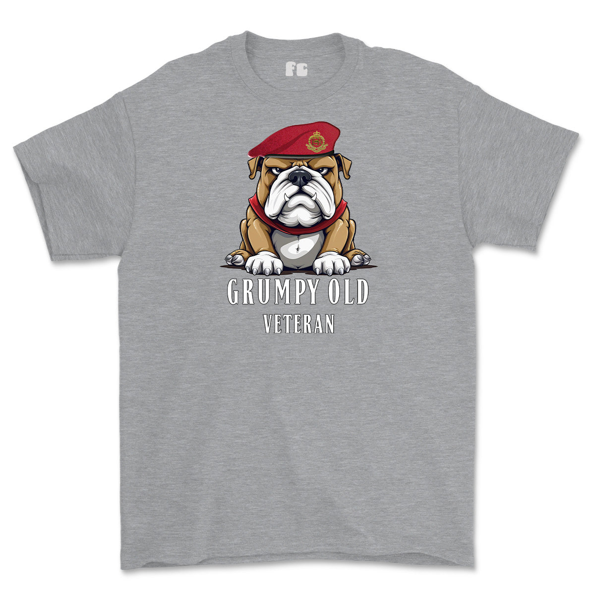 Grumpy Old Royal Military Police Veteran Printed T-Shirt