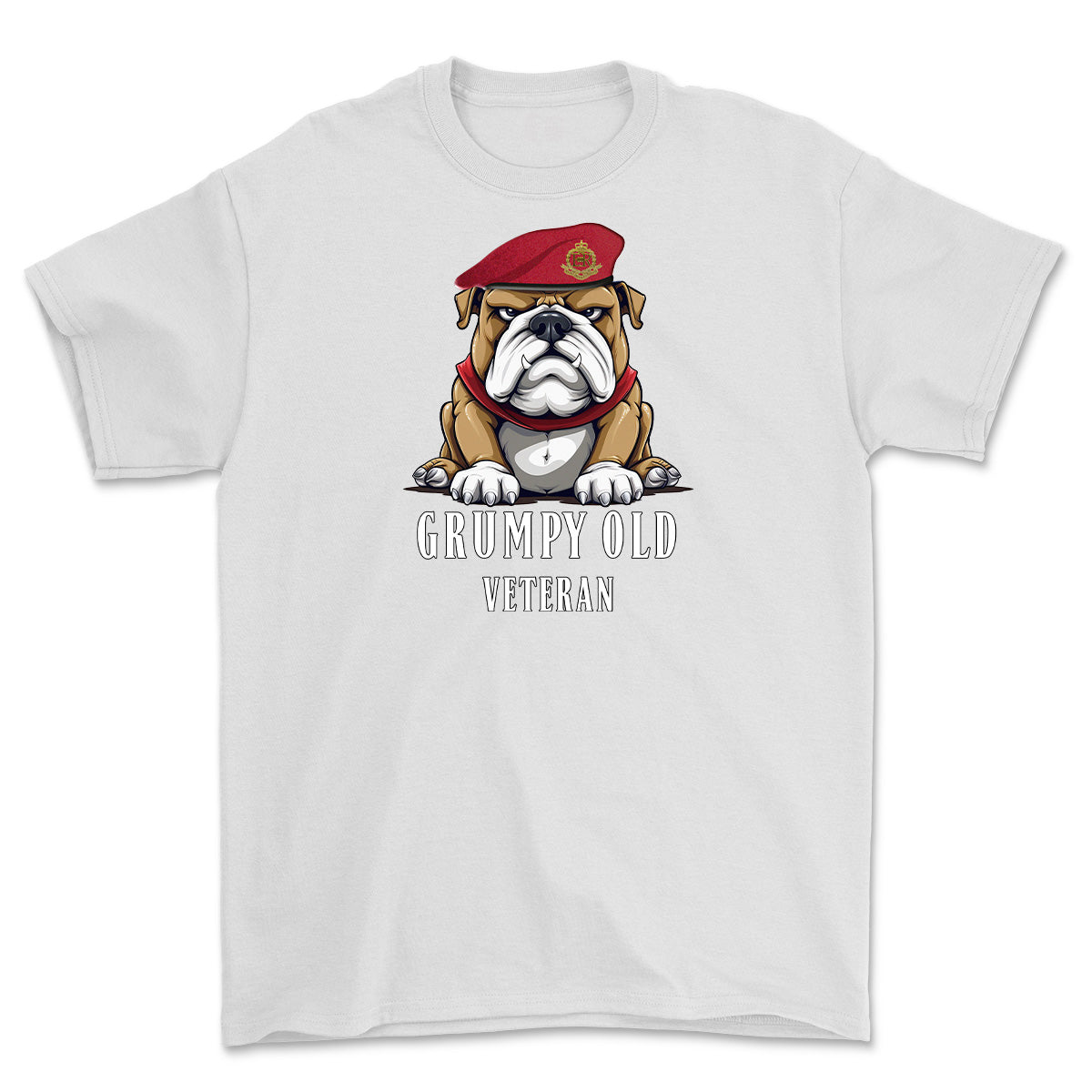 Grumpy Old Royal Military Police Veteran Printed T-Shirt