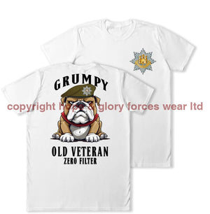 Grumpy Old Royal Anglian Veteran Double Print T-Shirt