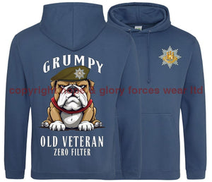 Grumpy Old Royal Anglian Veteran Double Side Printed Hoodie