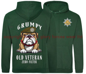 Grumpy Old Royal Anglian Veteran Double Side Printed Hoodie