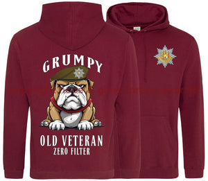 Grumpy Old Royal Anglian Veteran Double Side Printed Hoodie