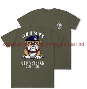 Grumpy Old Royal Armoured Corps Veteran Double Print T-Shirt