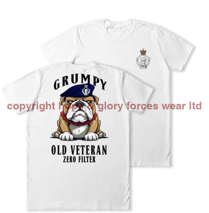 Grumpy Old Royal Armoured Corps Veteran Double Print T-Shirt