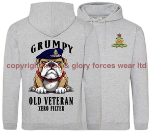 Grumpy Old Royal Artillery Veteran Double Side Printed Hoodie