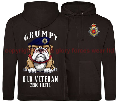 Grumpy Old Royal Corps Of Transport Veteran Double Side Printed Hoodie