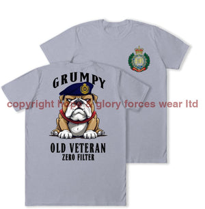 Grumpy Old Royal Engineers Veteran Double Print T-Shirt