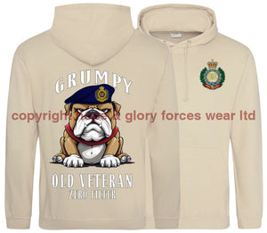 Grumpy Old Royal Engineers Veteran Double Side Printed Hoodie