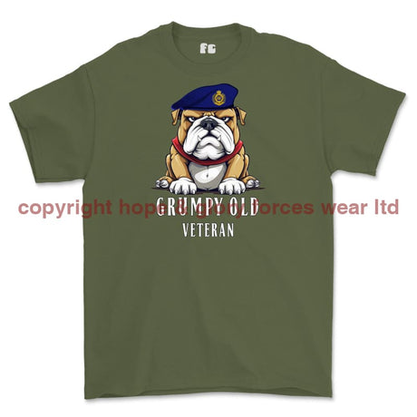 Grumpy Old Royal Engineers Veteran Printed T-Shirt