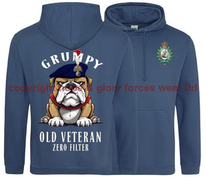 Grumpy Old Fusilier Veteran Double Side Printed Hoodie