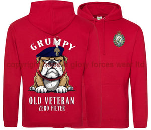 Grumpy Old Fusilier Veteran Double Side Printed Hoodie