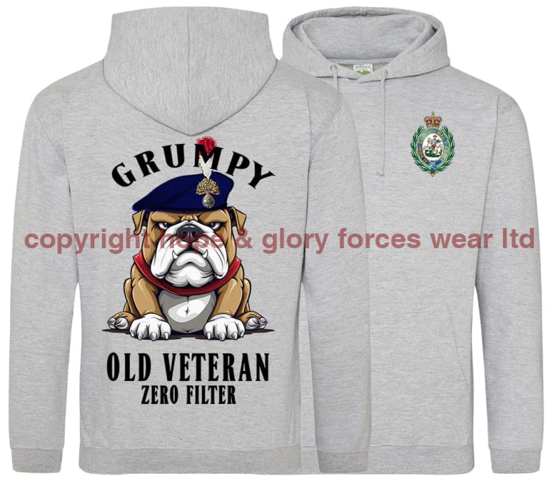 Grumpy Old Fusilier Veteran Double Side Printed Hoodie