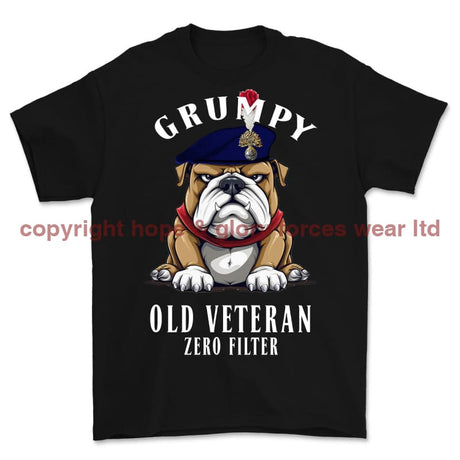 Grumpy Old Fusilier Veteran Printed T-Shirt