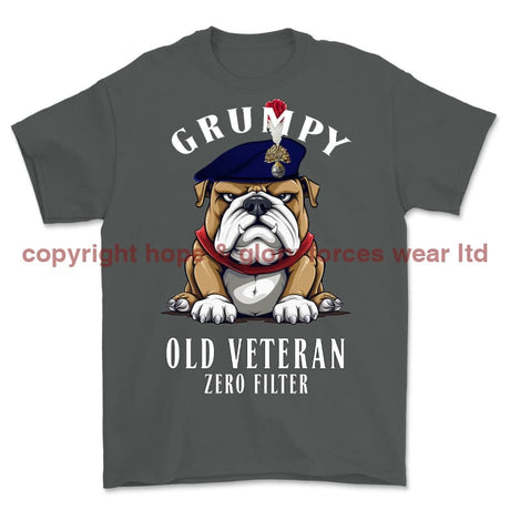 Grumpy Old Fusilier Veteran Printed T-Shirt